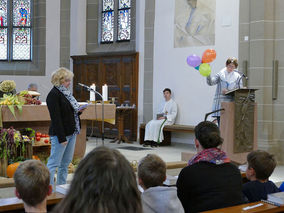 Familiengottesdienst zum Erntedankfest (Foto: Karl-Franz Thiede)